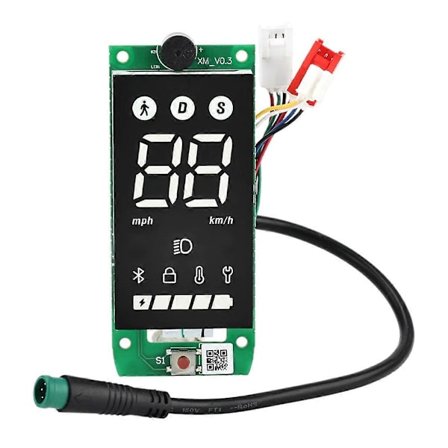 Instrumentbräda för Elektrisk Skoter 4 Lite 2:a Gen KickScooter Display Board Delar Ingen Blinkersfunktion