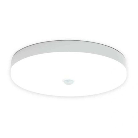 LED Taklampa Rörelsesensor 9W Kallvit IP56 Vattentät Rund LED Taklampa för Utomhus Inomhus Trappa Badrum Garage Korridor