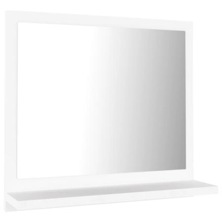 Vidaxl Badrumsspegel Vit 40x10,5x37 Cm Konstruerat Trä Vit