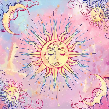 Praktisk Tarot-duk Bordsduk Bordsöverdrag för Matsal Kök Dekor