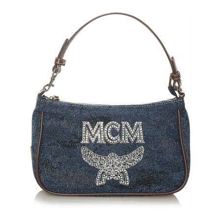 Mcm, Shoulder Bags Niebieski, Kobieta, Rozmiar: ONE Size