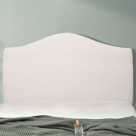 1 st Full Size Sänggavel Överdrag Queen King Tvättbart Stretchigt Skydd för Sovrumsinredning Universal Stretch Enkel Dubbel King Size Vit-200cm(79in)