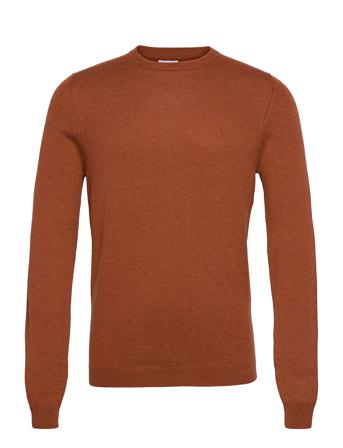 Marc Sweater Strikket Trøje Med Rund Hals Brun Urban Pi Ers