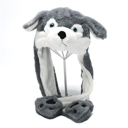 Ear Moving Jumping Hat Sjov plys Ghost Hat Movable Ears Hat