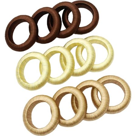 Mjukt glänsande garn Handgjorda servettringar för matbord - Set med 12 - Halloween