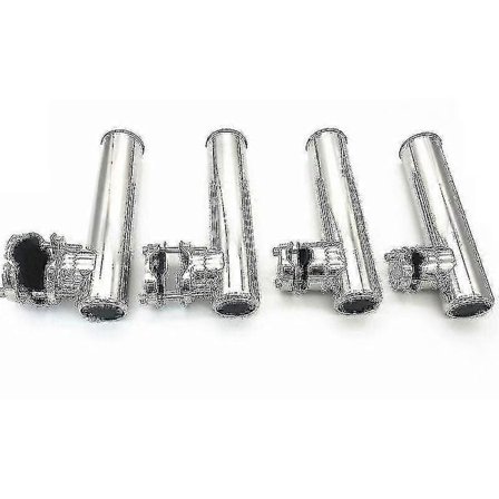 Justerbar Fiske Stang Holder i Rustfritt Stål for Båt - Kompatibel med 19-25mm/28-32mm/43-51mm Fiskeutstyr (gave)