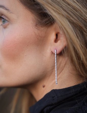 By Jolima Cloé Earring - Silver - ONE SIZE 5