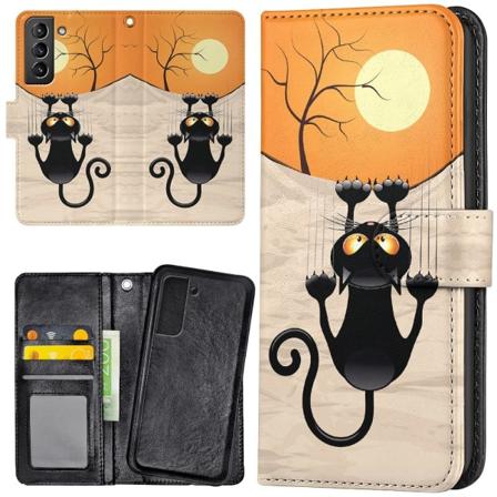 Samsung Galaxy S21 FE 5G - Mobilcover/Etui Cover Kløekat Multicolor