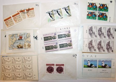 Færøerne - Dubletsamling i 1 kartotekskasse