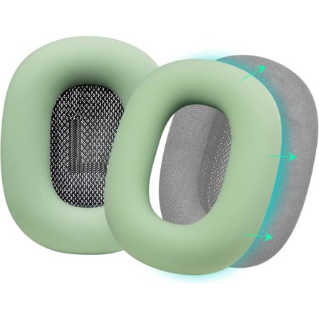 Silikoniset korvatyynyt Airpods Max -kuulokkeille, hiki- ja vedenkestävä, helppo pestä, kestävä