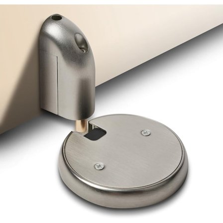 2 Delar Dörrstopp Justerbart Dörrstopp Utan Stansning Mekaniska Tysta Golvdörrstopp Utan Borrning Med Självhäftande Dörrstopp för