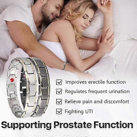 Copper Pulse Prostata Wellness Armbånd, magnetisk armbånd forbedrer blodcirkulationen