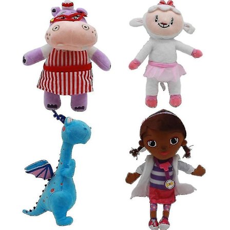 4-pak Doctor McStuffins Hestefloddel, 30cm