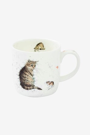 Royal Worcester - Mugg Wrendale Designs Cat And Mouse 31 cl - Flerfärgad - Koppar & muggar - Från Homeroom