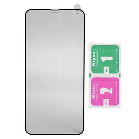 iPhone XS Max 11 Pro Max Härdat Glas Skärmskydd HD Svart