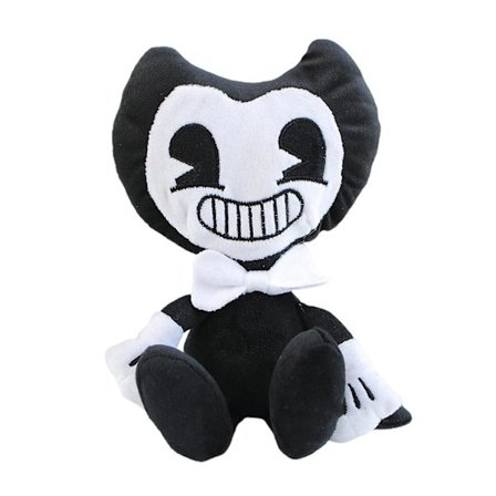 Bendy And The Ink Plush Plysdyr Sort & Hvid Bendy And The Ink Machine Plysdyr Til Børns Fansamling