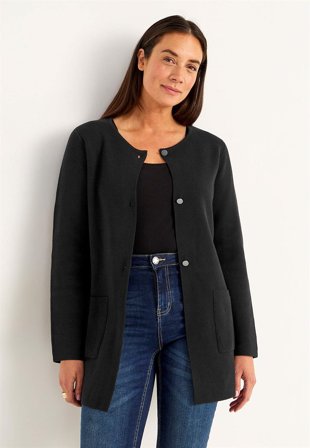 Cellbes of Sweden - Cardigan i bomull - svart - för damer - 34/36