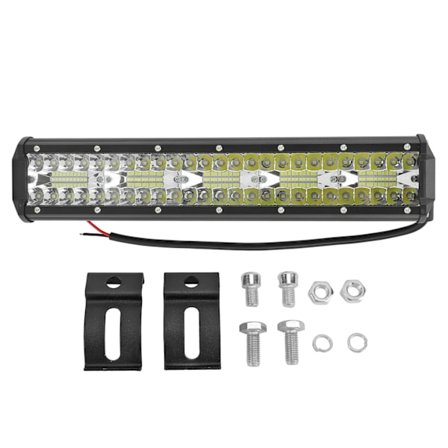 12V till 24V 300W 15 tum Vit LED Arbetsbelysning Ersättning för Jeep Truck SUV ATV Båt
