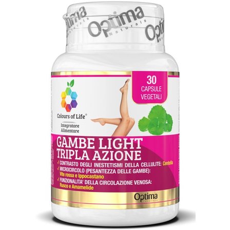 Colours Of Life Gambe Light Tripla Azione 30 Capsule Vegetali