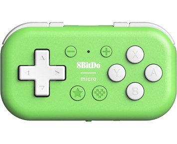8BitDo-Micro Bluetooth Gamepad Green-Micro Bluetooth Gamepad til Switch og Android-Gaming-Nintendo-tilbehør