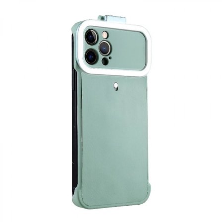 Passar till iPhone 12 Mini mobiltelefonfodral Fyll ljus Kvadratisk fyll ljus (ljusblå) (xq)