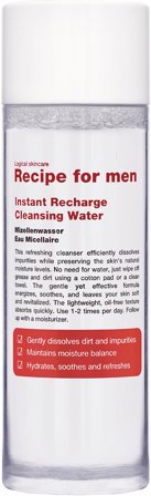 Recipe For Men Cleansing Water 100 ml, Skincare, Renseprodukter, Rens & Vask