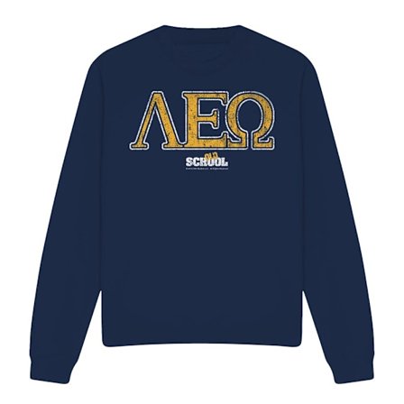 Old School Unisex Vuxen Leo Sweatshirt M Marinblå