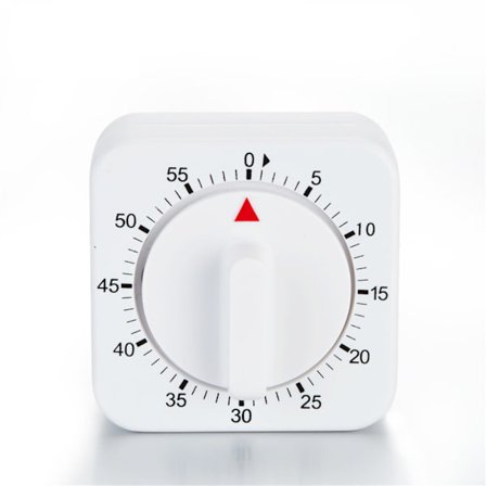 60 minutters køkkentimer 1 time visuel køkkenur timer Mini nedtællingstimer Høj stemme mekanisk timer til køkken