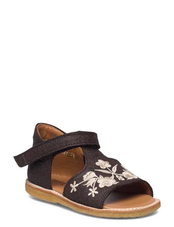 Sandals - Flat - Open Toe - Clo Brown ANGULUS