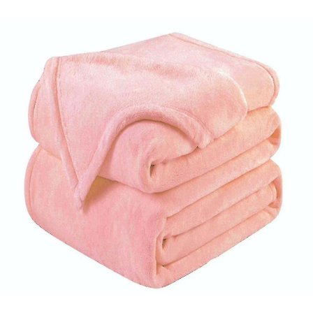 Mjuk och mysig stor filt i fuskpäls och mink till säng, soffa, dubbelsäng och king size