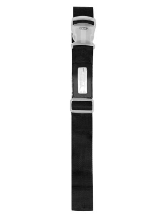 EPIC Travelgear Security Luggage Strap Silver - Black - ONE SIZE