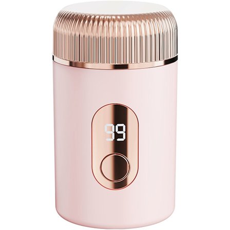 Barbermaskin for kvinner, intimbarbermaskin, mini elektrisk barbermaskin for kvinner, bærbar barberhøvel for fjerning av armhule- og benhår, rosa