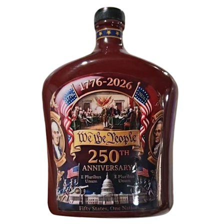 250-årsjubileum Heritage-Whiskey Glass Uavhengighetserklæringen Trykte Glass For Brennevin Vin Samleobjekt Whiskeyglass Pappa Patriotisk Gave