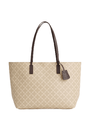 By Malene Birger Abigail mönstrad toteväska Väskor & plånböcker Dam Beige ONESIZE