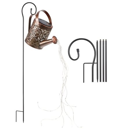 Lykt Vannkanne med LED – Hagebelysning