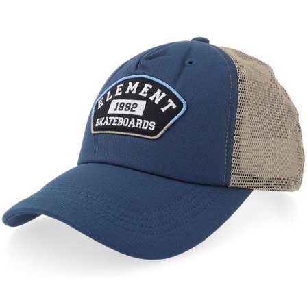 Element - Blå trucker Keps - Team Cap Indigo Trucker @ Hatstore