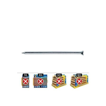 Æske med 100 stk Tip Cp 3,4 x 30 Dq Din / Ref Cpq Forzinket - Celo - Hvid - Parti på 100 - 30 mm