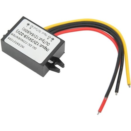 DC Spændingsregulator DC 12V24V 9-32V til 12V5A Vandafvisende Brandhæmmende Spændingskonverter