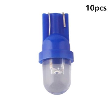 10 stk LED Dashboard Lys Bil Instrument Pære BLÅ