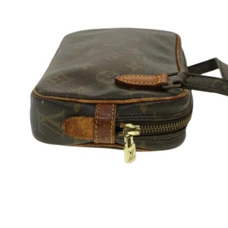 Louis Vuitton Vintage, Pre-owned Canvas louis-vuitton-bags Bruin, unisex, Maat:ONE Size