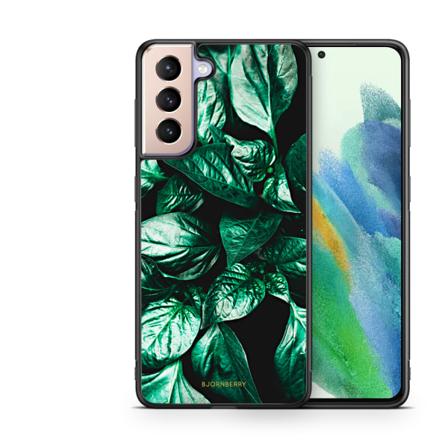 Bjornberry Skal Samsung Galaxy S21 FE 5G - Gröna Löv