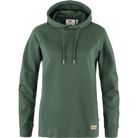 Fjällräven Women's Vardag Hoodie Sweater in Deep Patina | Size: XL, Organic Cotton
