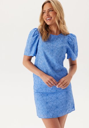 Object Collectors Item - Objilly S/S RE O-NECK TOP RE - Cornflower Blue