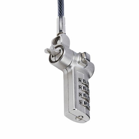 StarTech 25-Pack Universal Laptop Lock 6.6ft 2m Serialized Security Cable Compatible With Noble Wedge/Nano/K-Slot