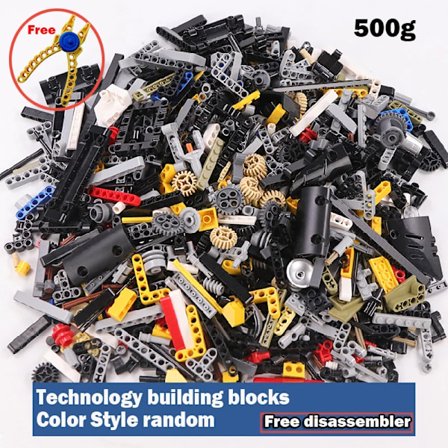 Högteknologiska bulkdelar växel axel tegel lyftarmar stiftdelar DIY byggstenar små partiklar MOC monterade leksaker för pojkar