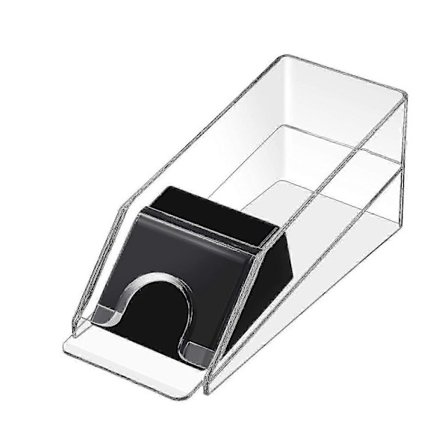 4 Dæks Blackjack Sko Klar Akryl Blackjack Forhandler Sko Kort Dispenser til Spillekort Kassér Holder Bakker til Blackjack Spil Poker Tilbehør