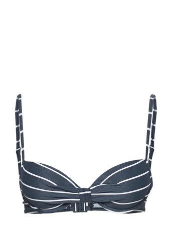 Women Beach Tops With Wire Push Up Esprit Bodywear Women Blue