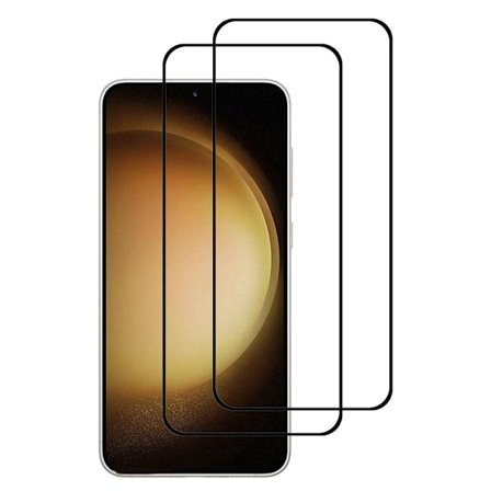 2-Pack Samsung S24 Skärmskydd Full Cover i Härdat Glas