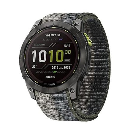 För Garmin Fenix ​​7x krok-och-ögla fästen nylon watch