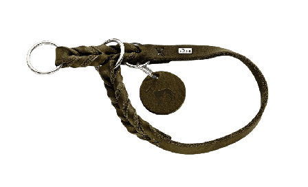 Hunter - Dog Training Collar Solid Education Olive Green M - 40-45cm - Hund - Halsbånd - ZOO.no